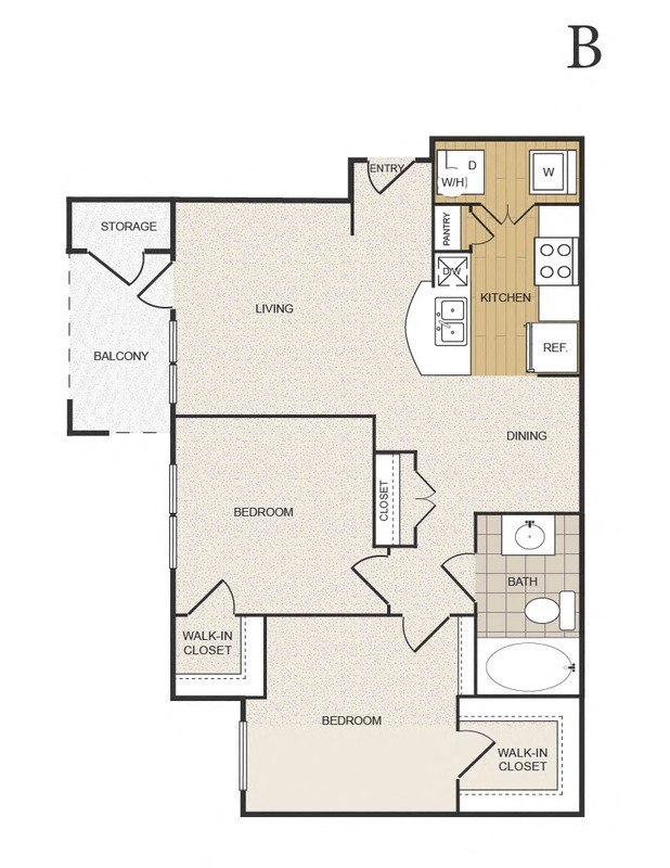 B floor plan
